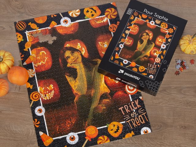 Puzzle photo d’Halloween-cadeau pour les adultes et les enfants