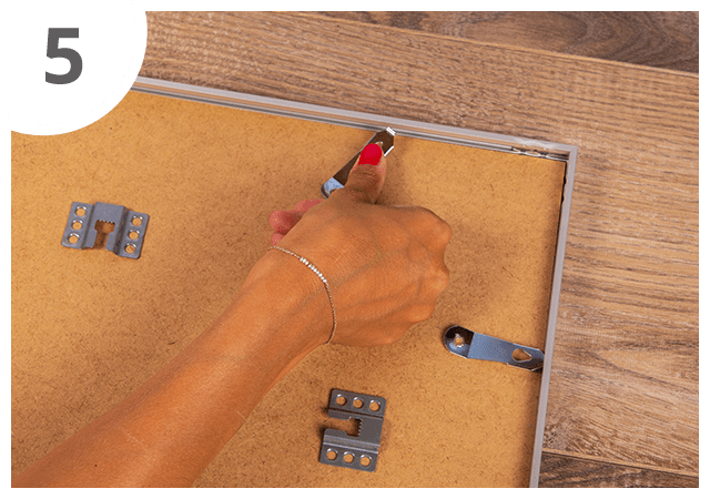 Mode d`emploi cadre pour puzzle 5ème étape