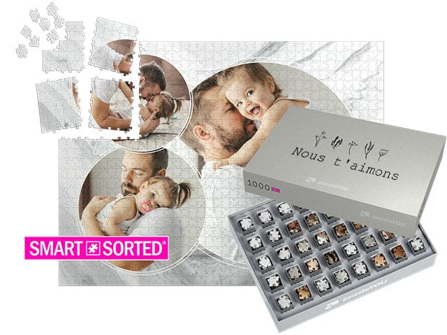 boîte lignes fines de fleurs