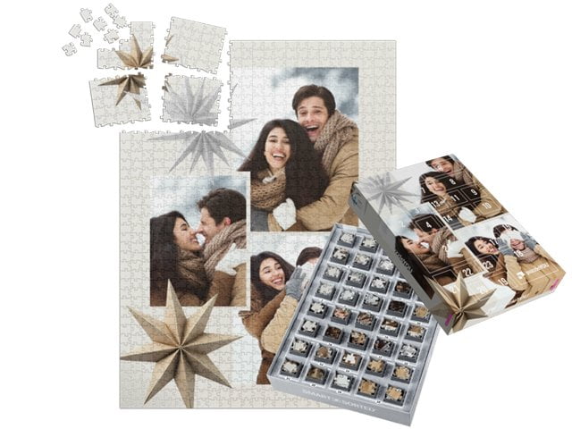 boîtes pour un puzzle calendrier de l’Avent