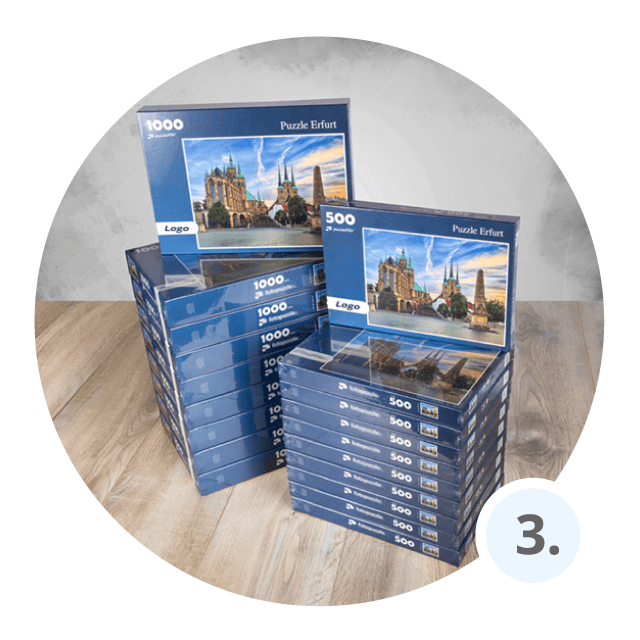 Après validation, votre commande est directement envoyée à nos ateliers de production. Selon les besoins de la commande, la marchandise est déjà expédiée dans les plus brefs délais.