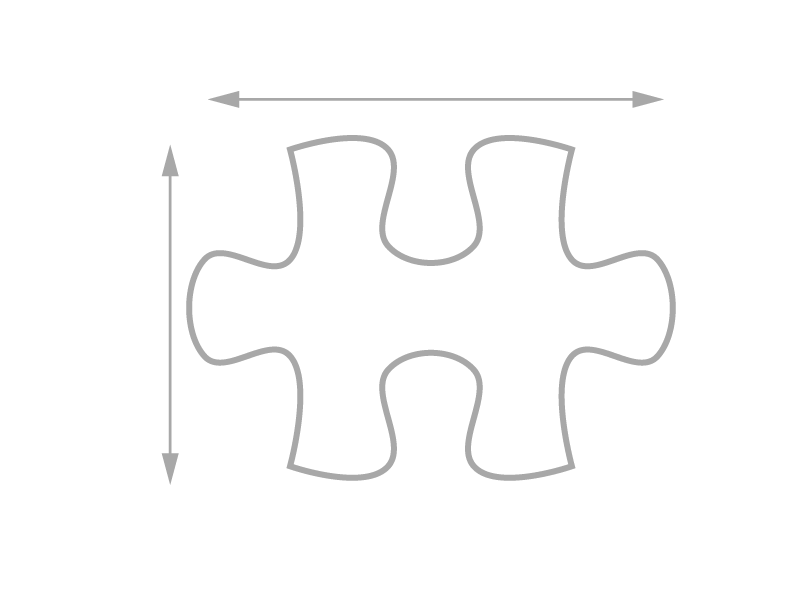 Dimensions des pièces