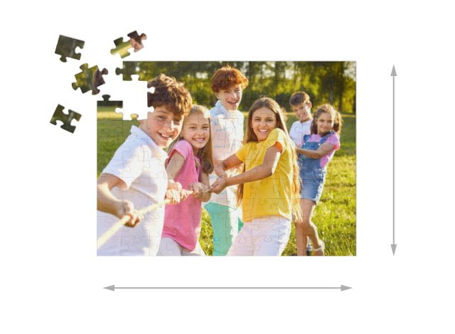 Dimensions du puzzle monté