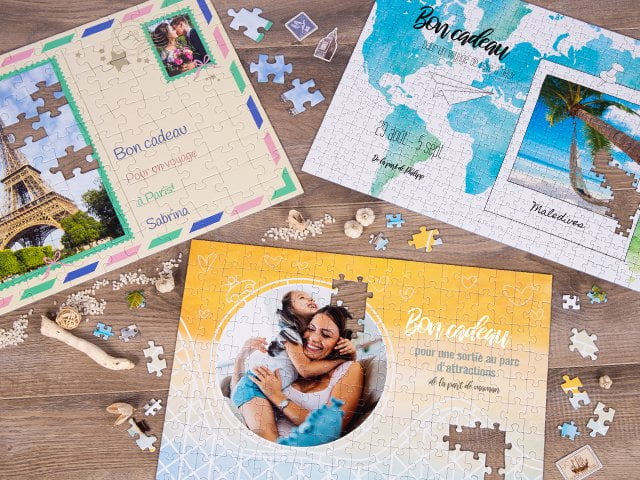Bon cadeau pour un voyage