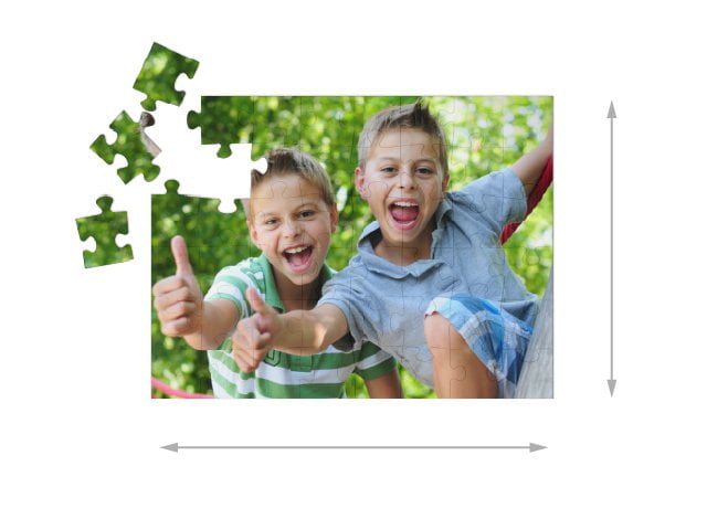 Dimensions du puzzle monté
